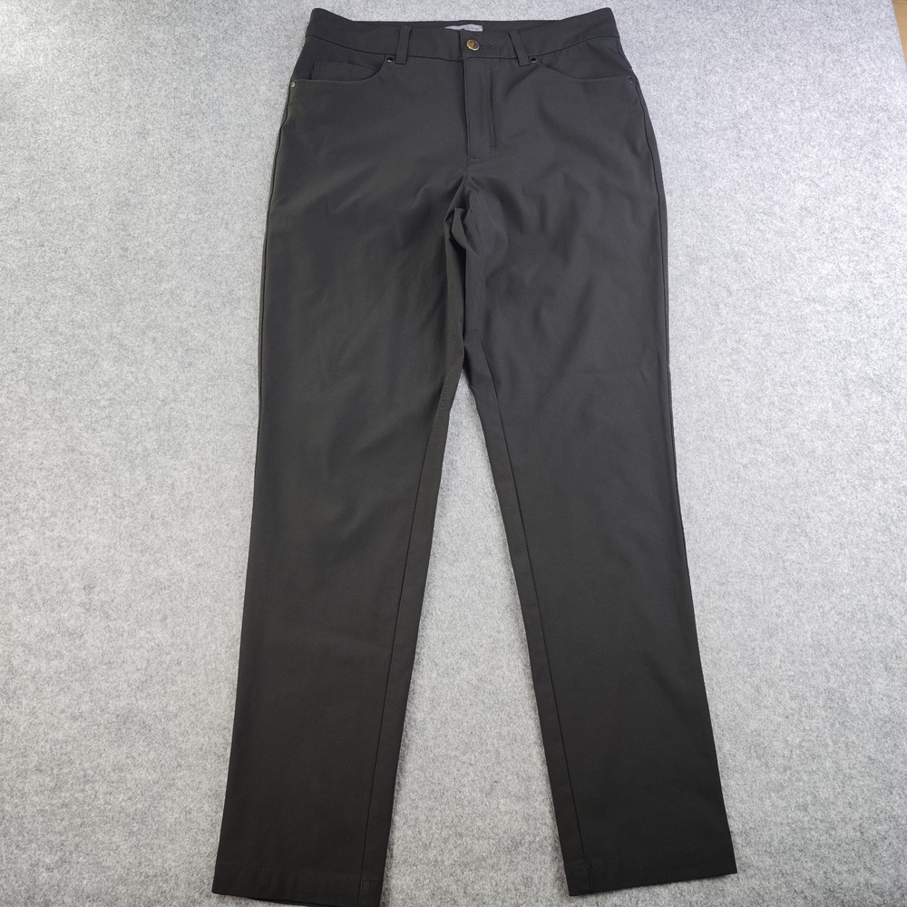 VRST Pants Mens 32x32 Slim Fit Black Tech Stretch 5 Pocket Commuter